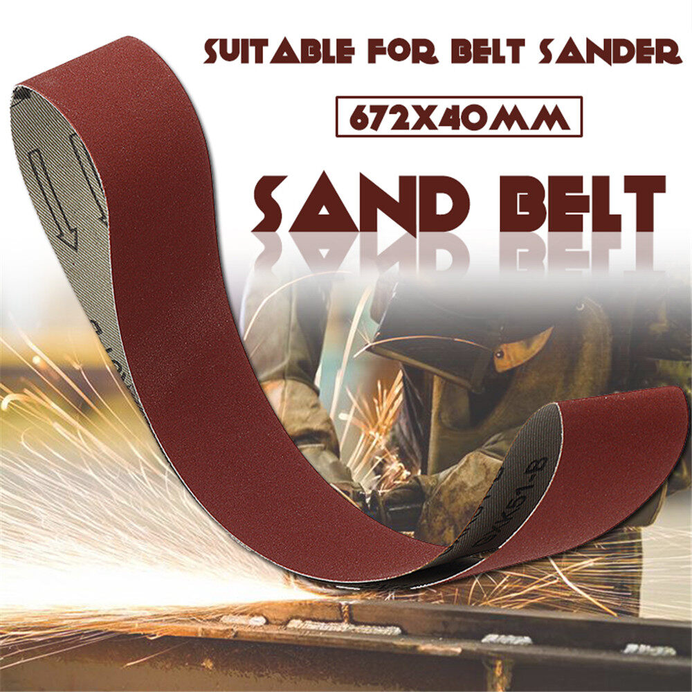 Generic 672*40mm Sand Belt Sanding Variable Speed Belt Sander Polishing