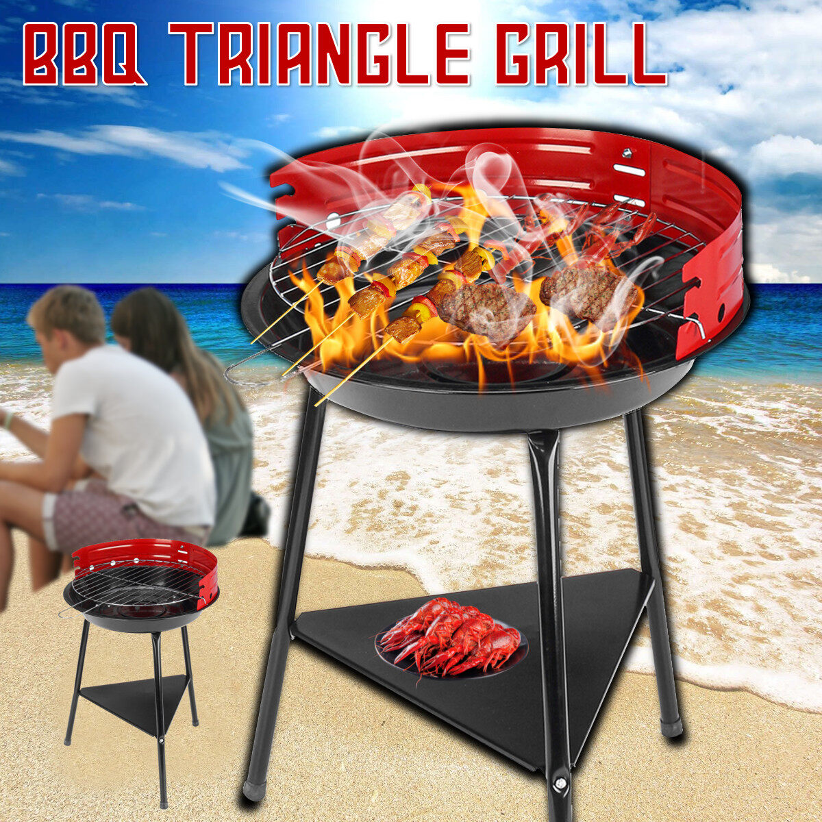 Generic BBQ Grills Patio Barbecue Charcoal Grill Stove BBQ Accessories