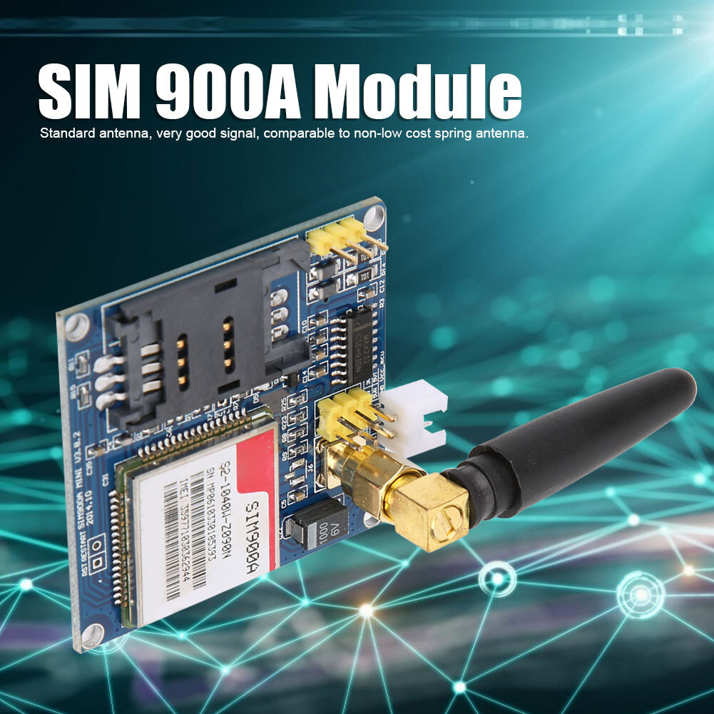 Ăng ten mô-đun GPRS GPRS Board bền Sim 900A mô-đun thiết bị công nghiệp điều khiển công nghiệp thiết bị điện tử để nhiều mẫu thẻ điện thoại di động