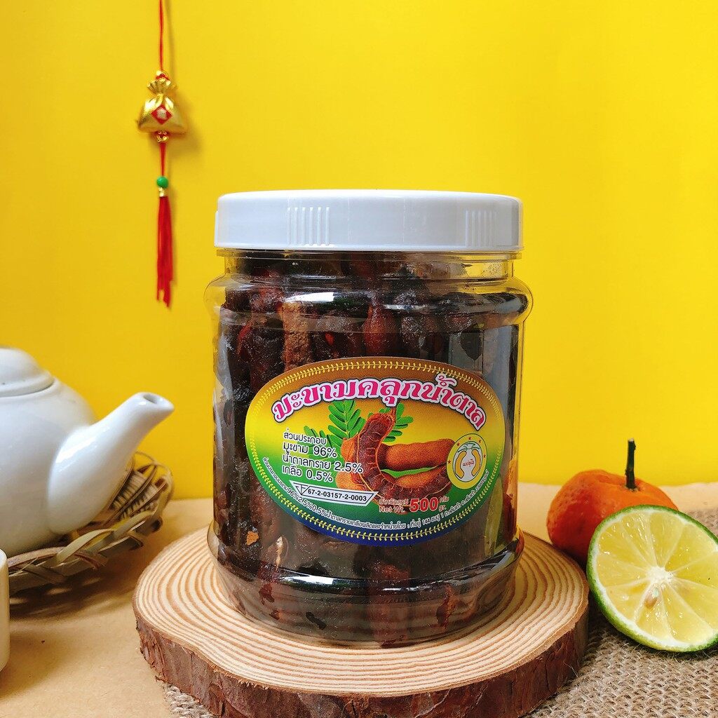 Me lào muối tôm me lào tách vỏ chấm muối tôm 500gr