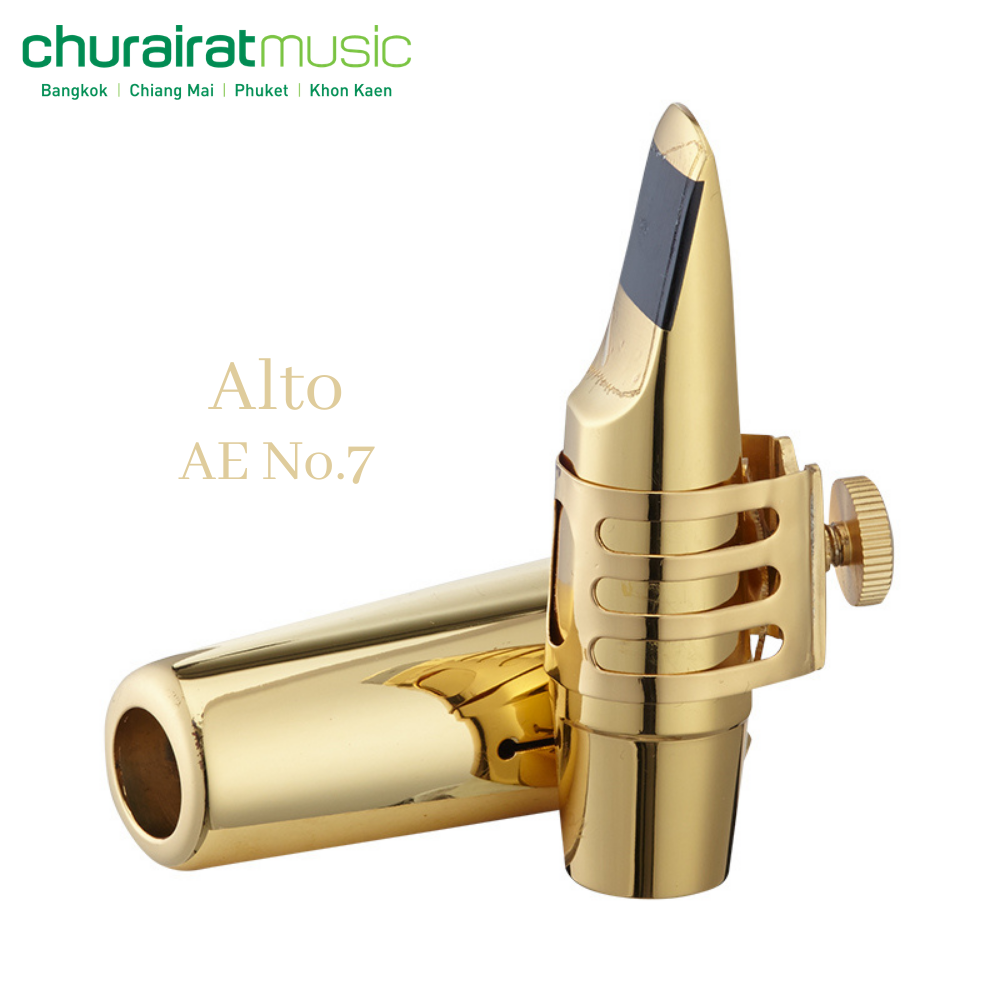 Saxophone Mouthpiece : Custom Alto AE No.7 ปากเป่าแซกโซโฟน อัลโต้ by Churairat Music ราคา 3,650 บาท*ส่งฟรี