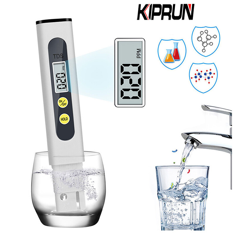   Hàng Có Sẵn  KIPRUN TDS Meter Chất Lượng Nước Tester Hiệu Chỉnh Tự Động Tester Bút Thử Nước Lý Tưởng 0-990 Ppm PH Mét Máy Kiểm Tra Hồ Cá Nước Uống  Chính Xác Cao 0.01 