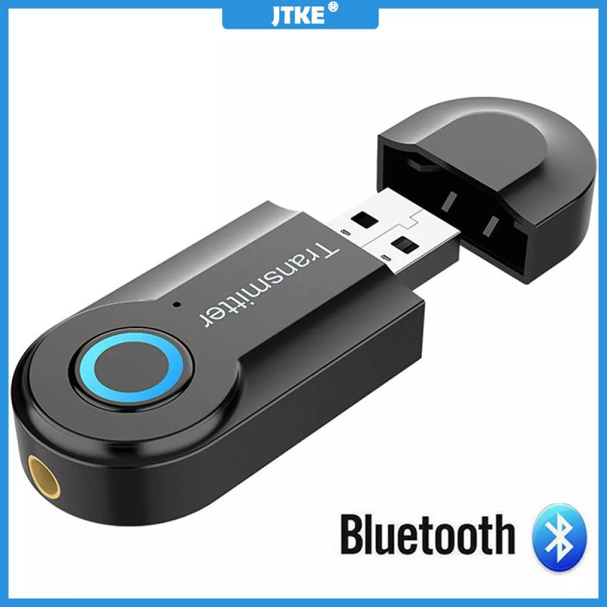 Bộ Chuyển Đổi Âm Thanh JTKE Cho Tai Nghe, Thiết Bị Truyền Âm Thanh Nổi Không Dây Bluetooth 3.5 4.0 MM