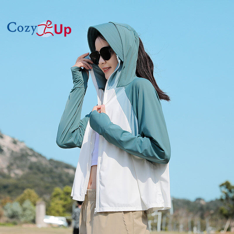 Cozy Up Anti-ultraviolet Skin Clothing Detachable Brim Thin Elastic Shawl