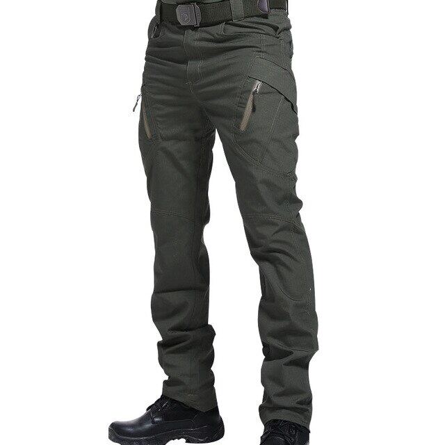 กางเกงผู้ชายยุทธวิธีกันน้ำCargo Mens Joggers Breathable SWATกองทัพกางเกงขายาวต่อสู้กางเกงทำงานชายขนาดพิเศษS-5XL TCP0001