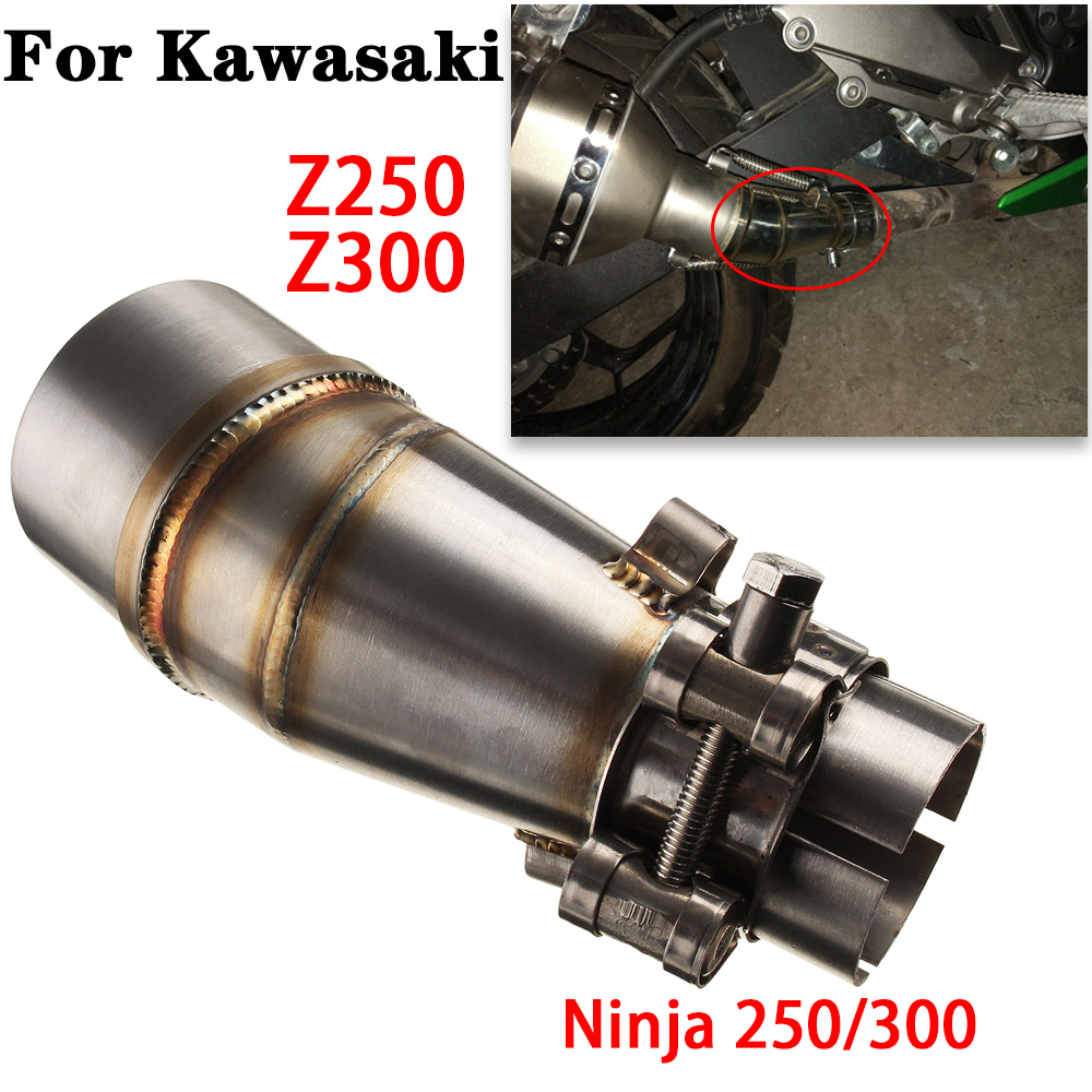 thumbnail image 2 of Modified Exhaust Middle Link Pipe For KTM 200 Duke 2020-2023 – Stainless Steel 2 of 3
