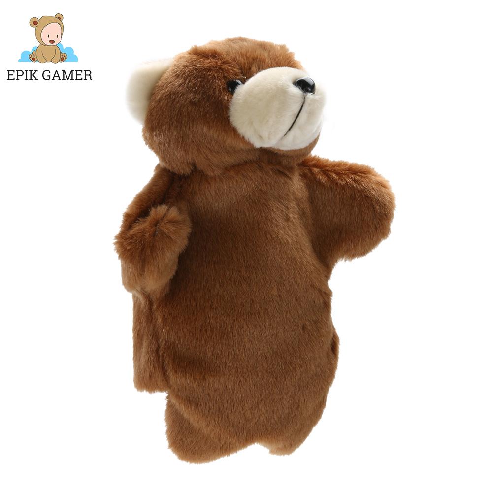 Gấu đáng yêu tay rối bé Đồ chơi phát triển cho trẻ em búp bê vải nhung đồ chơi