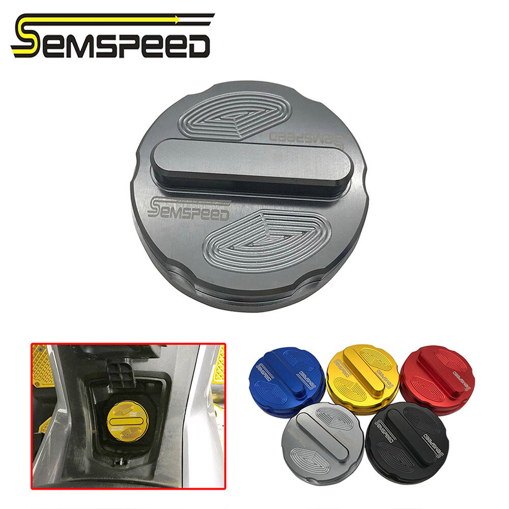 SEMSPEED For Honda ADV 350 150 2022 2023 2024 Motorcycle CNC Gasoline Fuel Oil Tank Gas Trim Cover ราคา 565 บาท*ส่งฟรี
