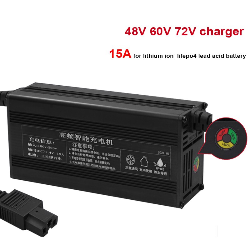 อุปกรณ์กีฬาและกิจกรรมกลางแจ้ง 48V 10A 60V 5A 15A 72V 15A charger lithium battery 20S 84V 15A 87.6v 67.2V 58.8V 5A 88.2V 10A 54.6V 58.4V 15A 84V 10A lead acid