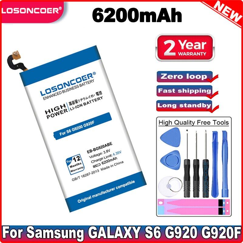 Pin 6200mah cho samsung galaxy s6 s6 edge s6 active s7 s8 s8 + s9 s9 plus s10 s10 lite s10 plus s10e s20 s20 fe s20 ultra s21