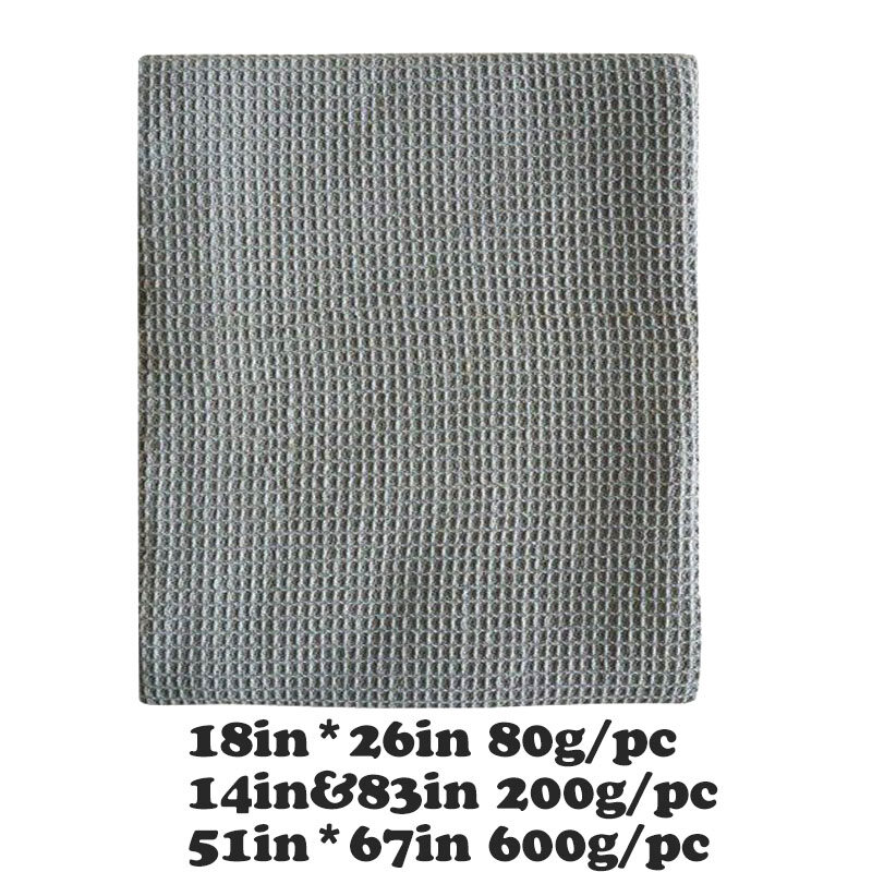 Waffle Tea Towel, Placemats, Table Cloth, Kitchen Apron, Heat Insulation Towel, Dishes Wash Cloth, Kitchen Towel - 3