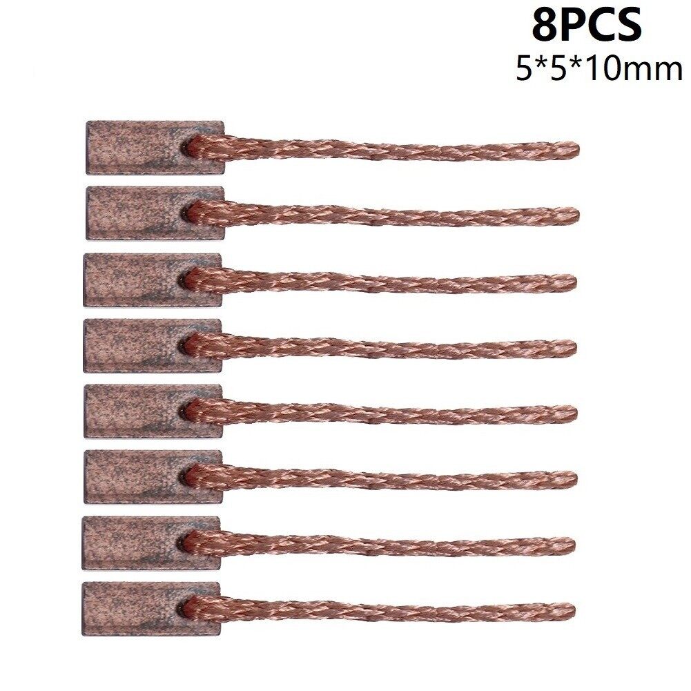 8pcs Carbon Brushes DC 6 12 24V For Additional Water Pump Low Resistance