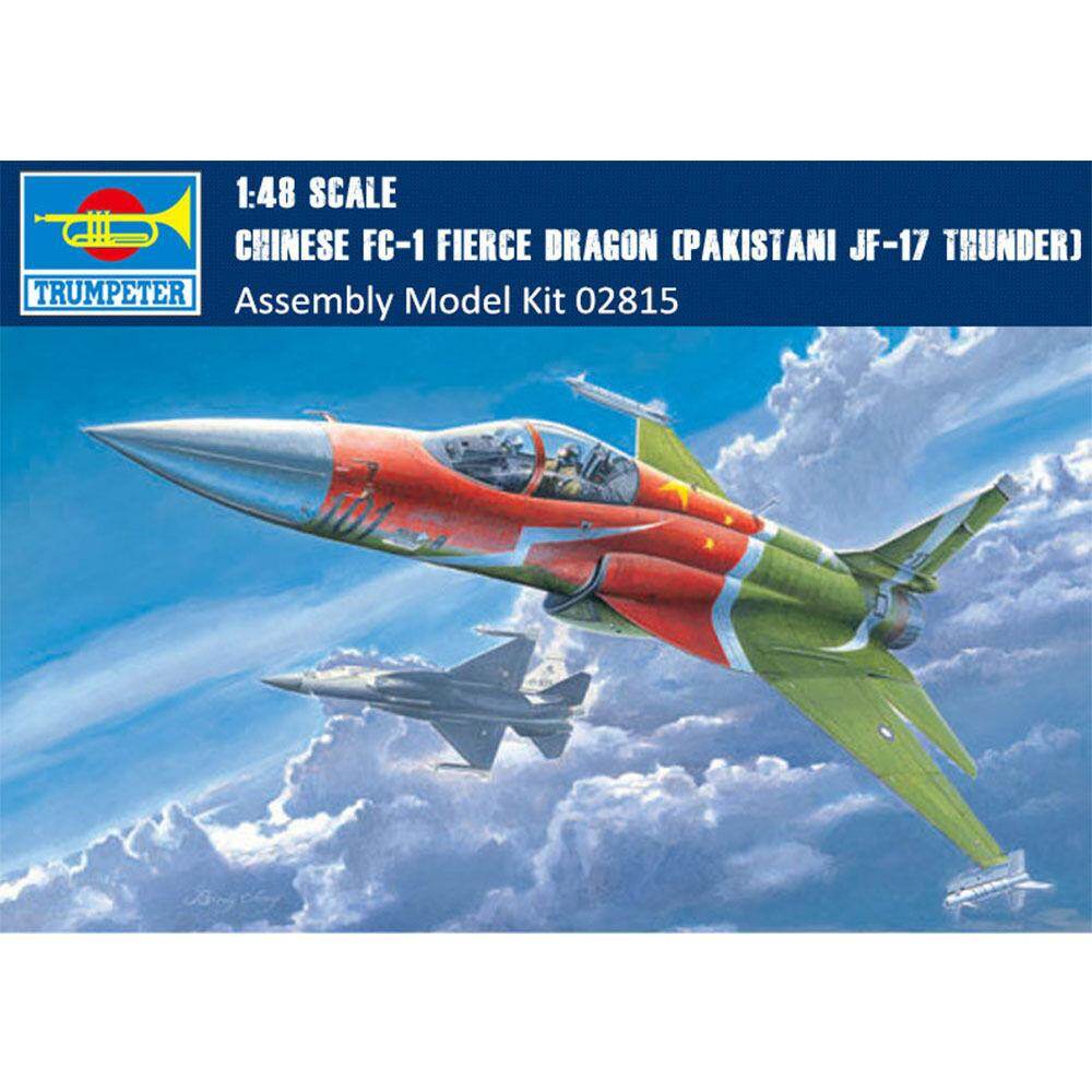 {:“-Mô hình Trumpeter 02815 1/48 Trung Quốc FC-1 rồng Hung Dữ (sấm sét JF-17 Pakistan) Bộ mô hình máy bay chiến đấu