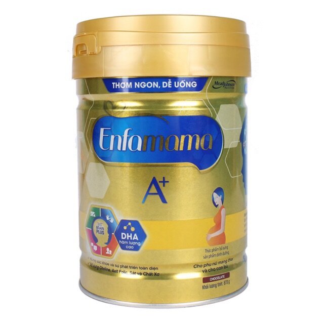 Sữa Bột Enfamama Hương Chocolate 830G