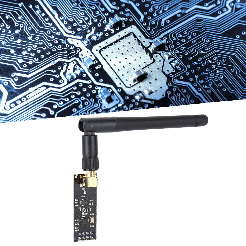 2.4g nrf24l01 + pa + lna 1100m máy thu phát không dây module truyền thông với ăng-ten sma