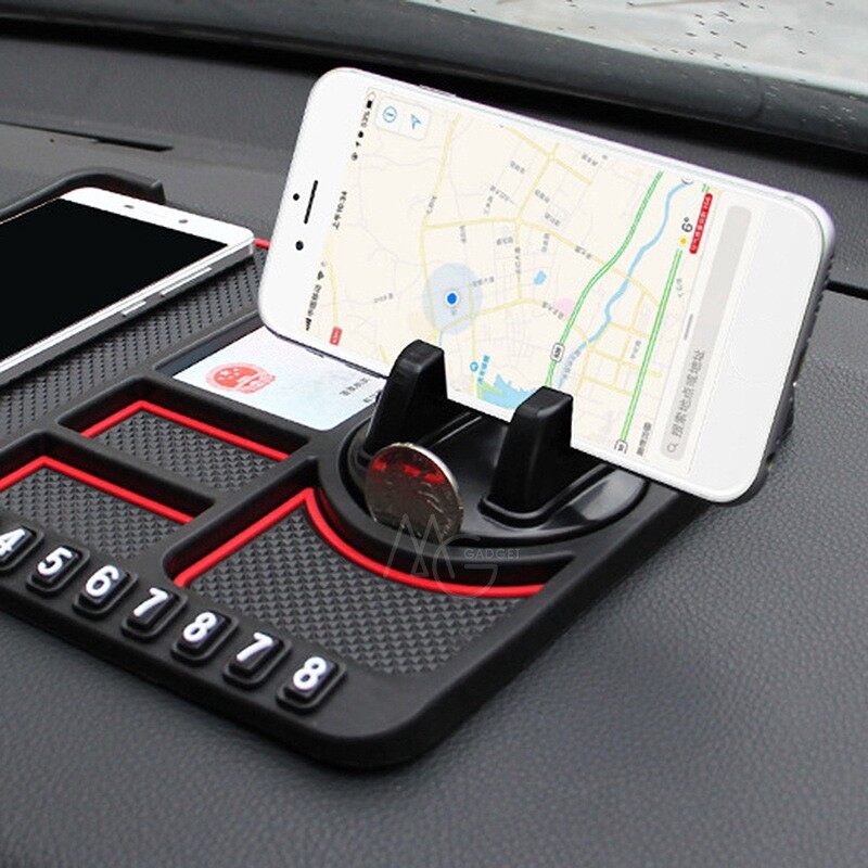 Thảm Chống Trượt Bảng Điều Khiển Ô Tô, Miếng Dán, Giá Đỡ Điện Thoại Di Động GPS Biển Số Điện Thoại Đỗ Xe Phụ Kiện Ô Tô Trang Trí
