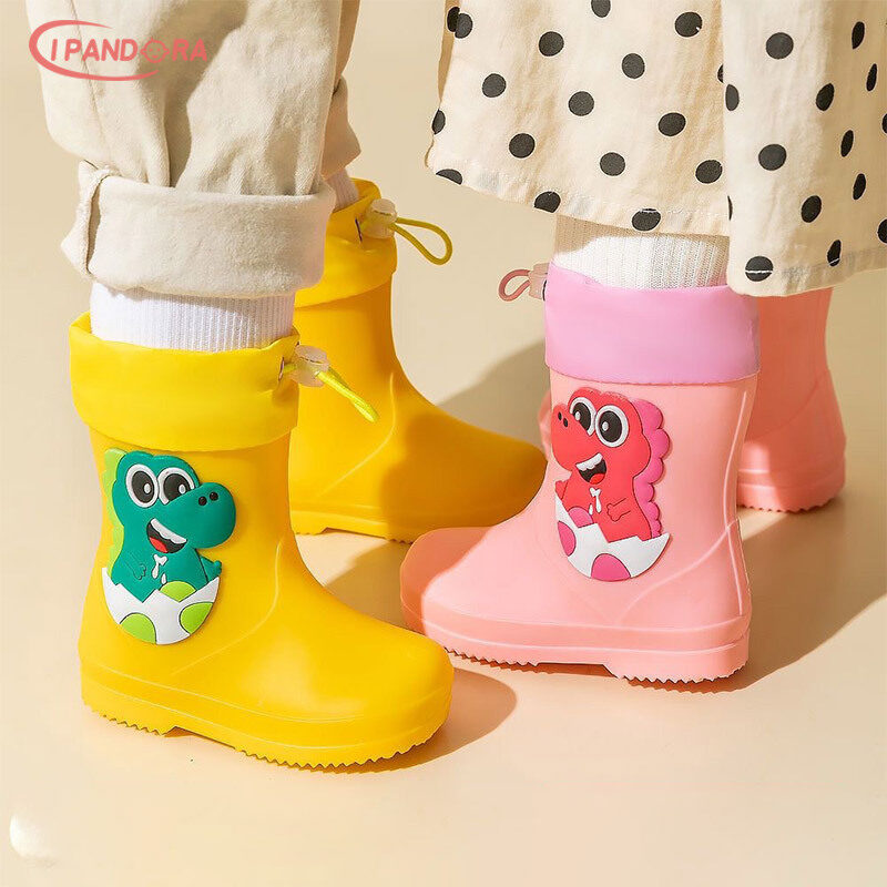 IP Children's rain boots, boys and girls, baby, children's rain boots, non-slip beam mouth, waterproof, children's cartoon closure raw water shoes