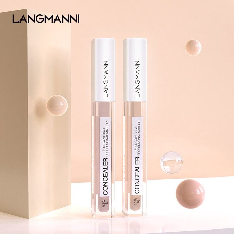 Kem Che Khuyết Điểm Dạng Lỏng Kem Che Khuyết Điểm Che Phủ Toàn Bộ Chống Nước Trang Điểm Dưỡng Ẩm Mịn Màng Che Sẹo Mặt Lâu Trôi