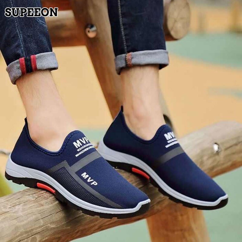 SUPEEON丨Giày Thường Ngày Thoáng Khí Mới Giày Vải Nam Lưới Thoáng Khí Chống Mài Mòn Và Chống Trơn Trượt