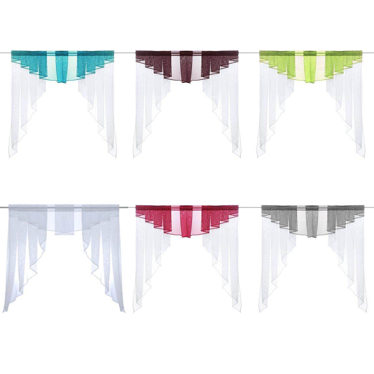 Generic 120x125cm Kitchen Window Roman Curtain Balcony Blind Drape