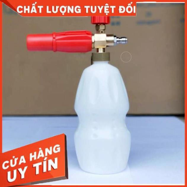 Bình tạo bọt gắn s.úng cao áp 1l cao cấp màu đen