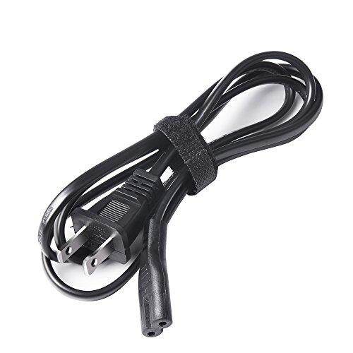IEC-60320 IEC320 C7 Đến NEMA 1-15P Dây Nguồn 2 Khe Cắm AC Cực Dài 2 Chấu Màn Hình Thông Minh Cho TV LCD LED Samsung, Cáp Điều Khiển Xbox One S X, PS4 (4 Ft Màu Đen)
