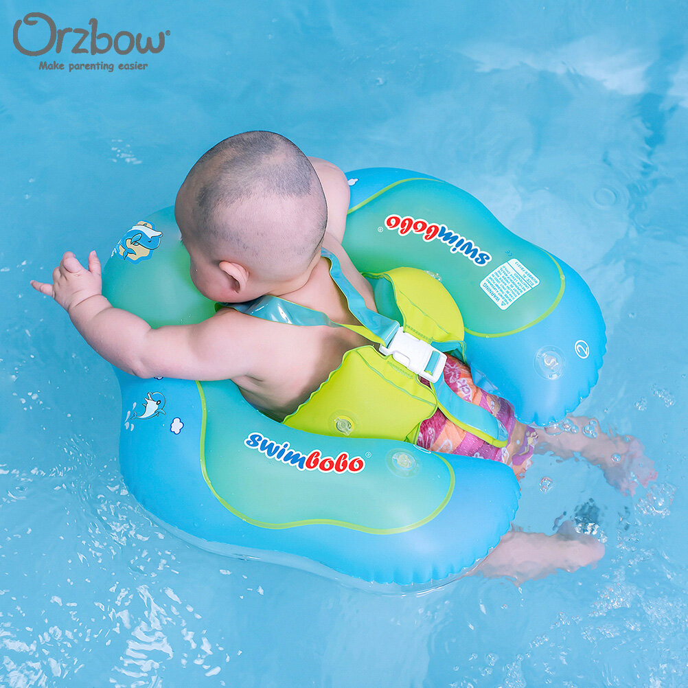 Orzbow Bé Inflatable Bé Swim Nổi Trẻ Em Vòng Eo Tắm Hồ Bơi Nổi Đồ Chơi Bơi Phụ Kiện Hồ Bơi Cho 3-48 Tháng Trẻ Sơ Sinh