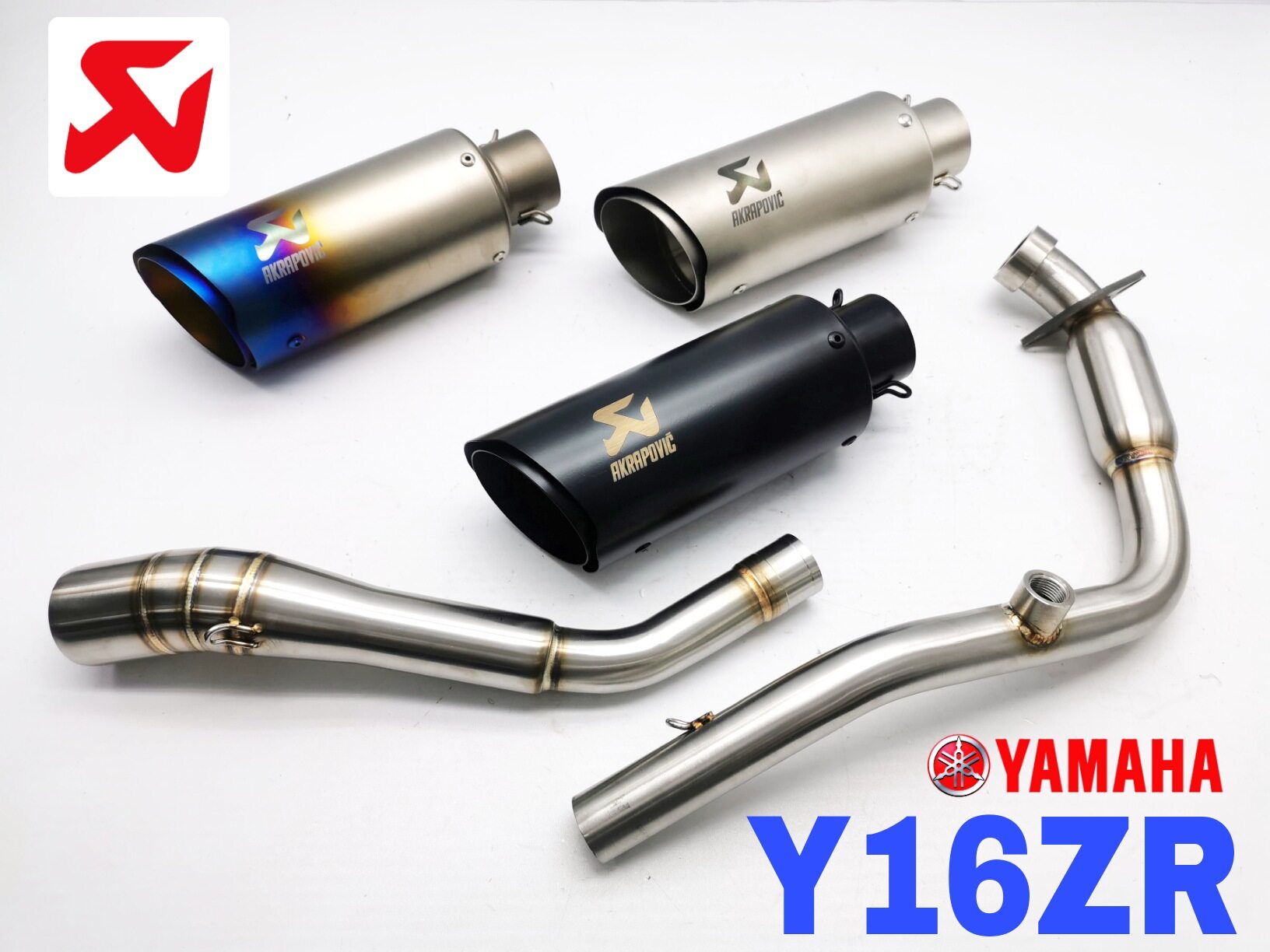 Exhaust Yamaha Y16ZR Arkapovic Short Full System Y16 Tabung Muffler Rainbow  Ekzos AKRA Accessories Motor Pipe Manifold  Lazada