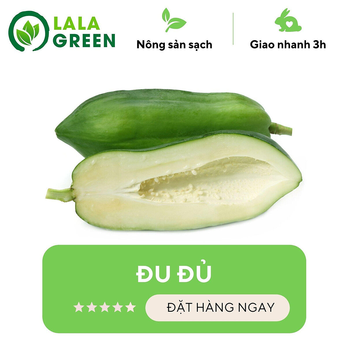 [Chỉ Giao Hcm] Đu Đủ Xanh - 1Kg