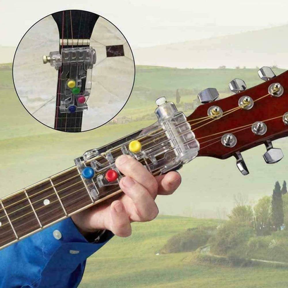 Guitar Assistant Painproof Fingertip Acoustic Guitar Chord Practice