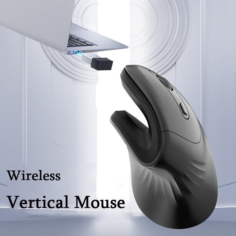 Không Dây Dọc Chuột sạc lại được 2.4G Chuột quang USB Ergonomic Im Lặng Chuột chơi game có dây Cho Máy Tính Xách Tay Máy Tính Để Bàn Máy Tính Xách Tay Văn Phòng
