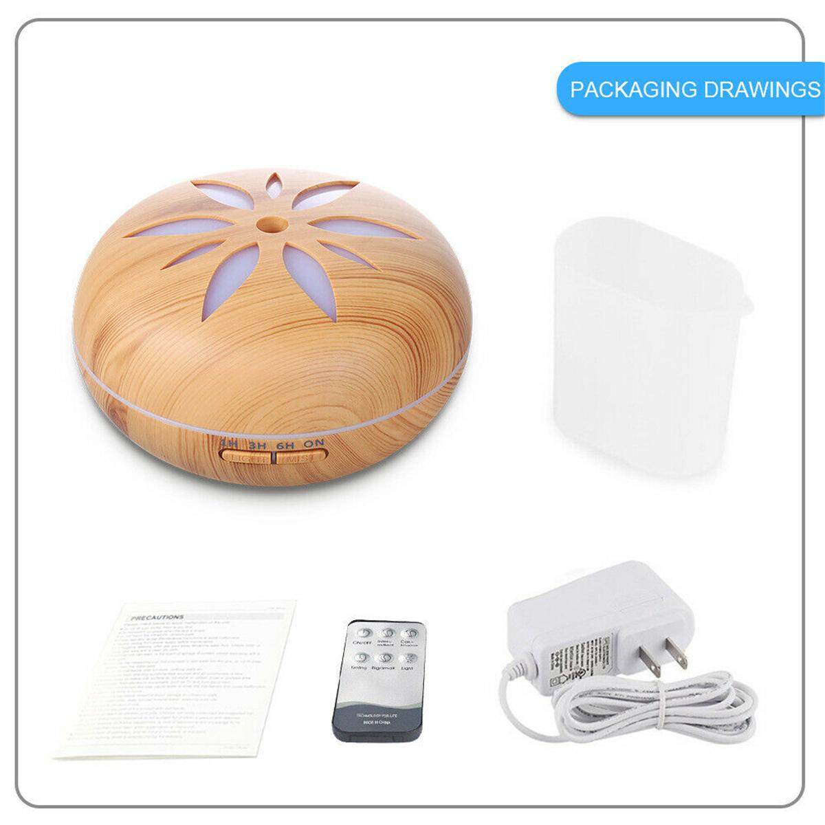 Generic Essential LED Oil Ultrasonic Aroma Diffuser Air Humidifier