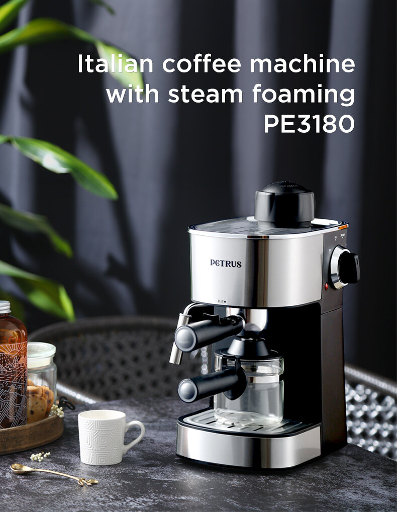 Petrus Espresso coffee maker with steam 