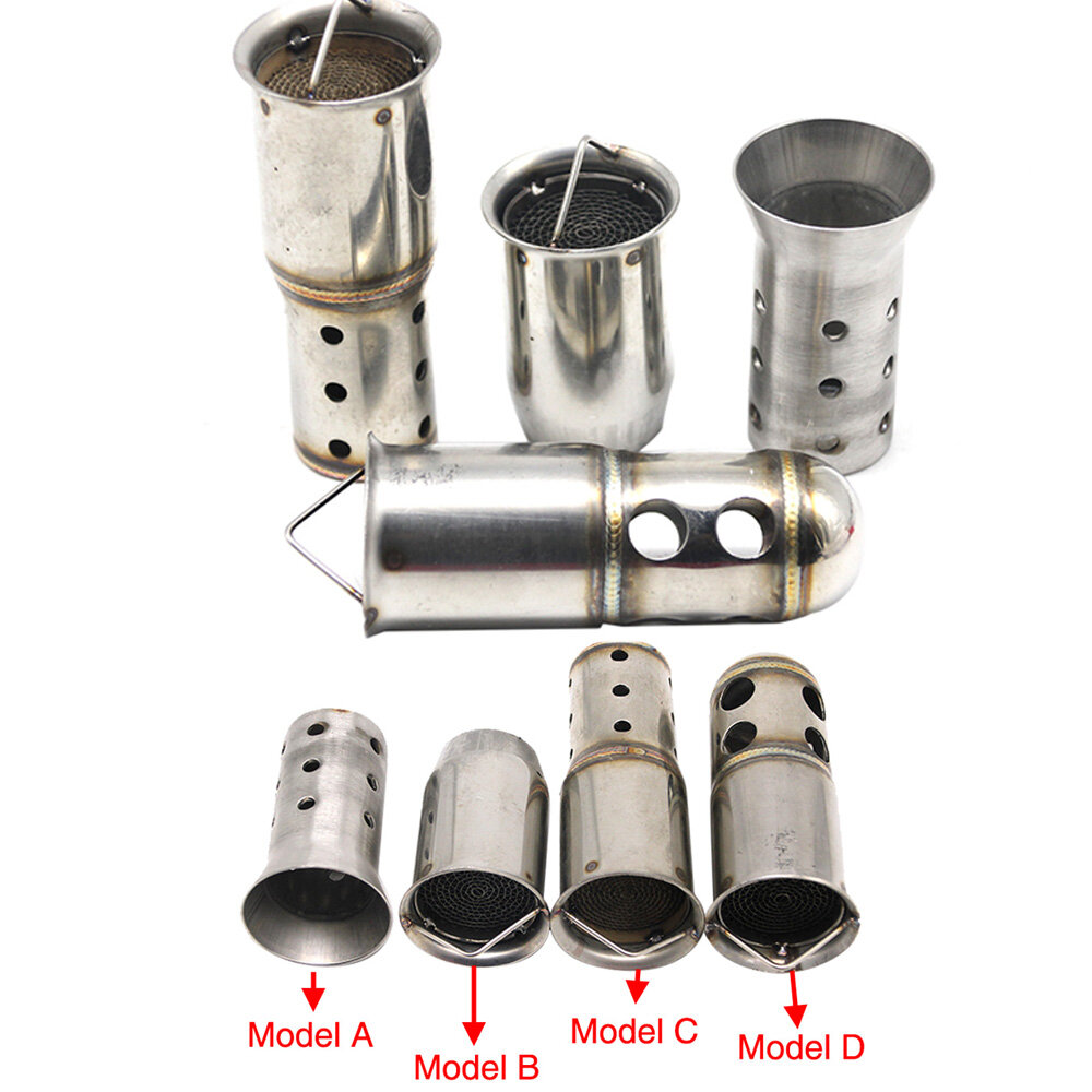 ZSDTRP 1 Chiếc Ống Xả Tân Trang Xe Máy 50.8/60Mmm Bộ Giảm Thanh Chất Xúc Tác DB Killer Có Thể Tháo Rời Giảm Thanh Thoát Khỏi Cho AK SC AR GP Yoshimura