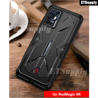ETSupply Soft Case for Nubia Red Magic 6R Shockproof Cross Ultra-thin Design Heat Dissipation Casing for Nubia RedMagic 6R Cover
