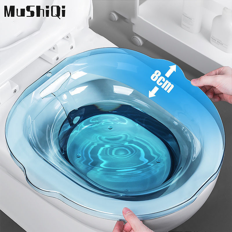 Bidet butt wash soaking medicine fumigation squat toilet bowl maternity confinement care basin ราคา 136 บาท*ส่งฟรี
