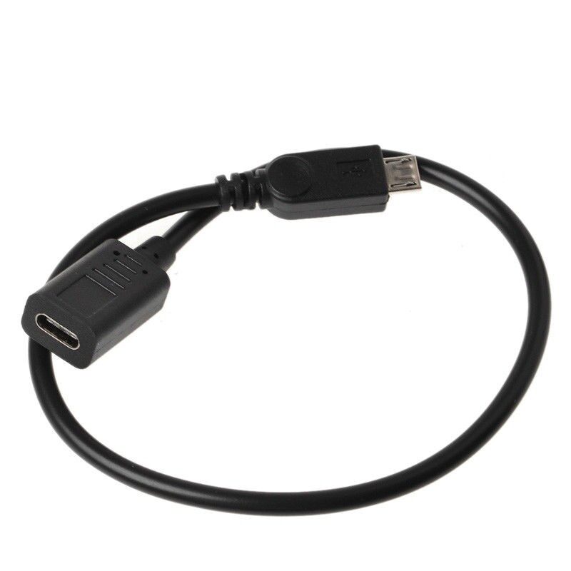 Cáp chuyển đổi usb 3.1 type c cái sang micro usb đực-bộ chuyển đổi đầu nối otg