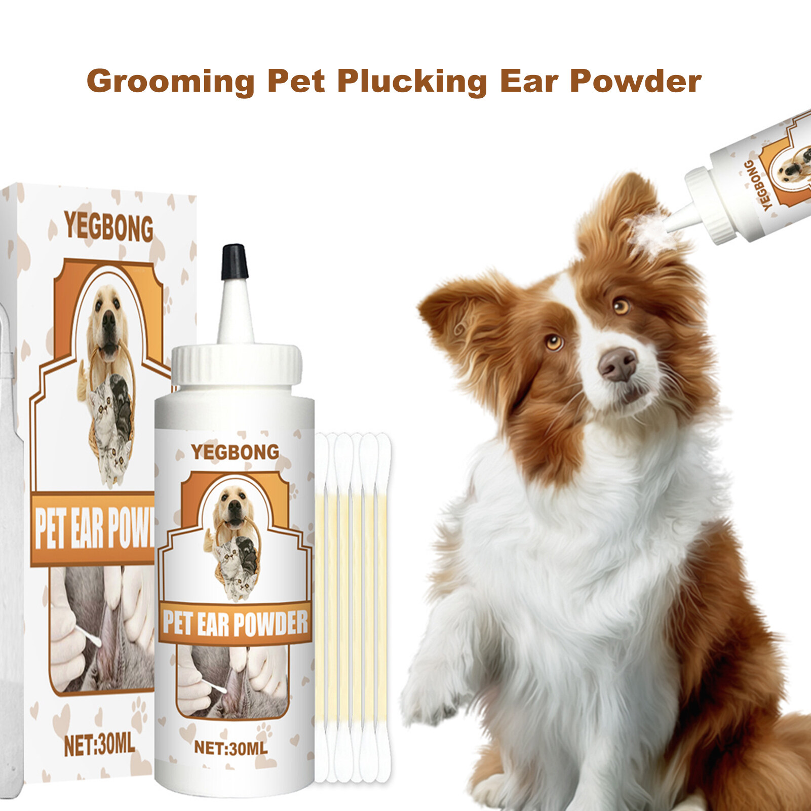 how to use dog ear powder