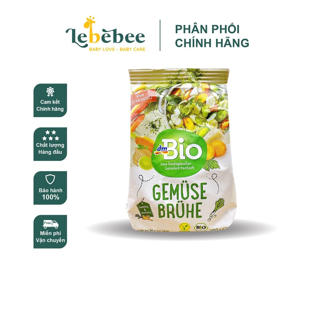 Bột nêm rau củ organic nấu ăn dặm cho bé dm bio