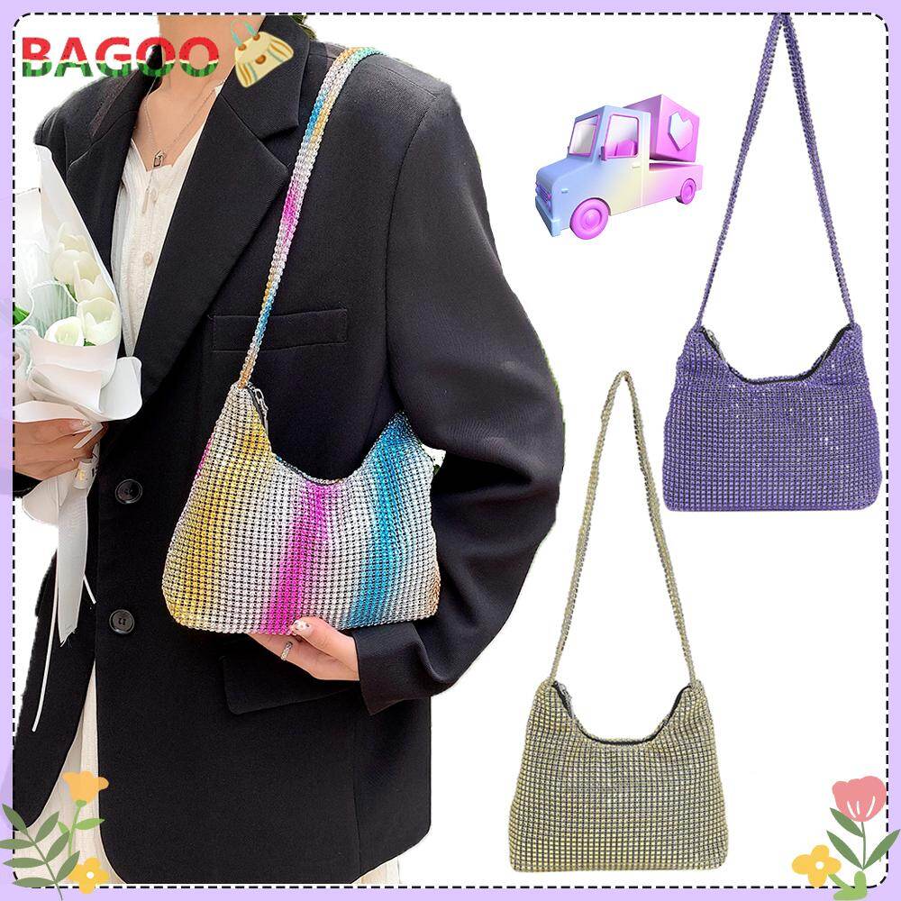 Túi xách nữ đính đá lấp lánh sang trọng ví cầm tay dạ tiệc túi tote thanh lịch lấp lánh ví kẹp nách cho nữ túi đeo vai