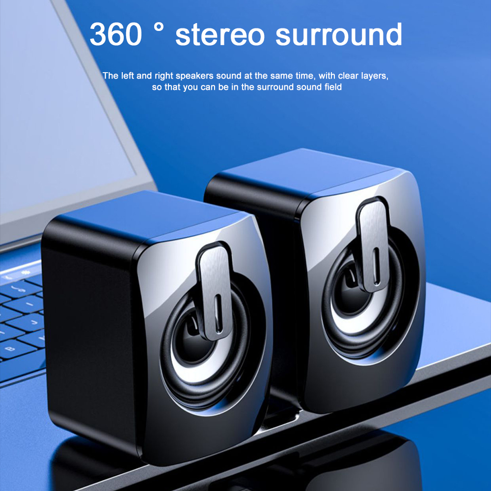 Loa máy tính mini loa máy nghe nhạc âm thanh có dây usb loa vòm âm thanh nổi 3d cho máy vi tính máy tính xách tay máy tính xách tay