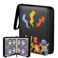 MMLUCK Hộp Đựng Thư Mục Quà Tặng Đồ Chơi Hộp Đựng Thẻ Hoạt Hình Thẻ Pokemon Album Thẻ Bảo Vệ Thẻ Trò Chơi Bộ Sưu Tập Thẻ Trò Chơi