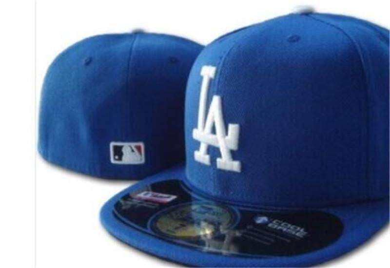 【 Quality】MLB ดอดเจอร์ลอสแอนเจลิสของ Anaheim หมวกตั้งเบสบอล Caps ผู้ชายผู้หญิงสบายๆขนาดหมวกกีฬากลางแจ้งติดตั้งหมวก Full Close HipHop คนรัก