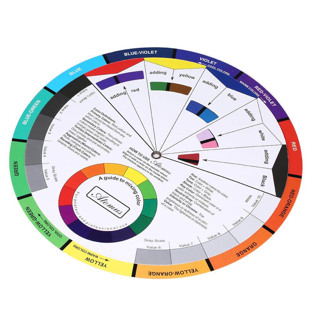 Tattoo Pigment Color Wheel Chart Color Mix Guide Supplies for Permanent ...