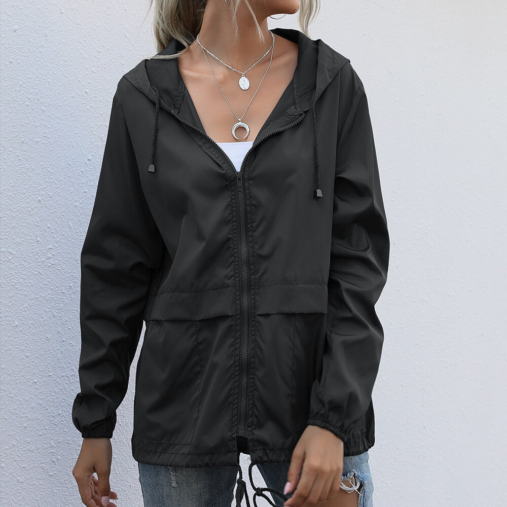 thin waterproof jacket womens