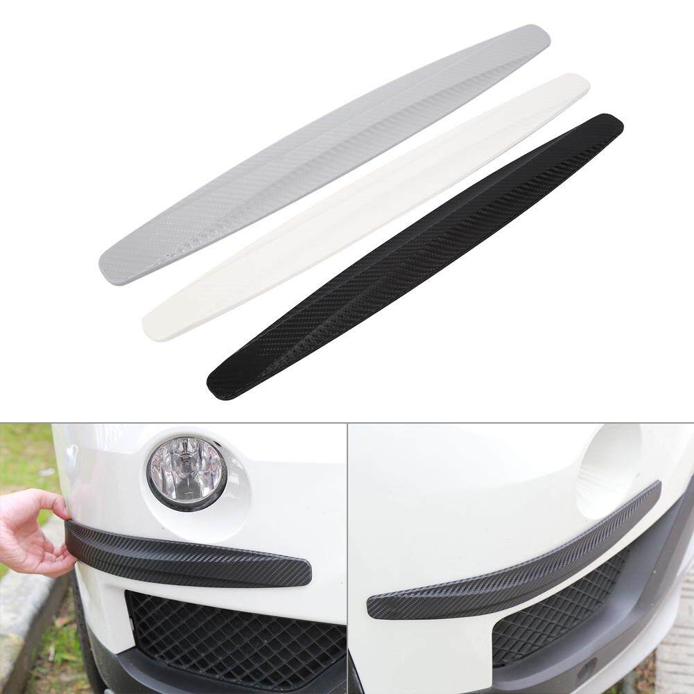 4D Car Carbon Fiber Front Rear Bumper Protector Corner Guard Scratch Sticker