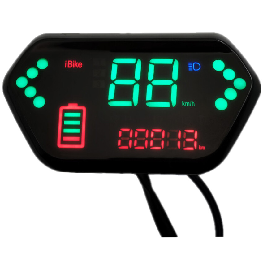 Màn Hình LCD Xe Đạp Điện Đơn Giản EVfitting Phong Cách Mới 48v60v72v Thông Dụng Với Đồng Hồ Đo Tốc Độ Và Chức Năng Chỉ Báo Trạng Thái Pin