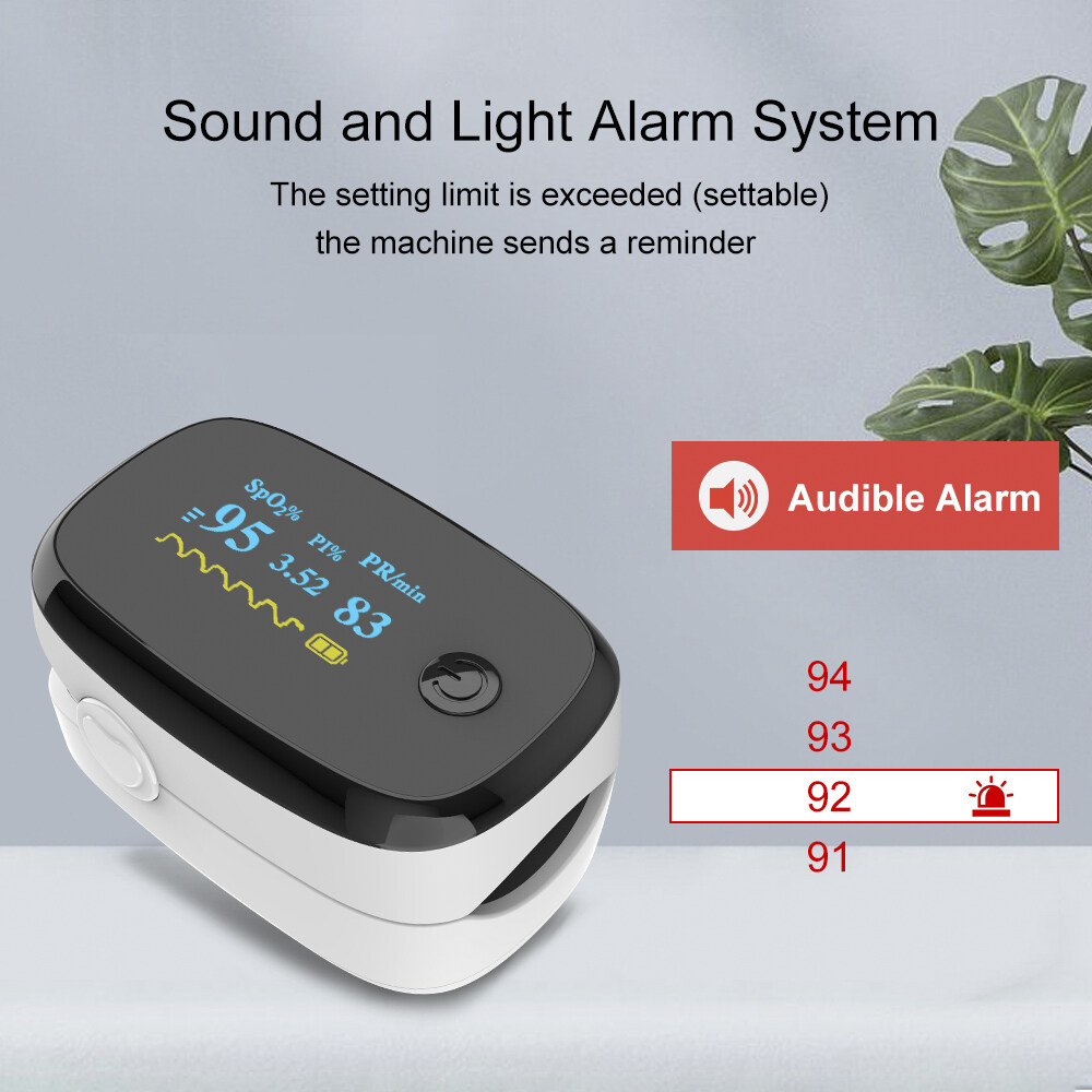 Pulse Oximeter Finger Pulse Oxymeter Monitor With Noncontact Forehead