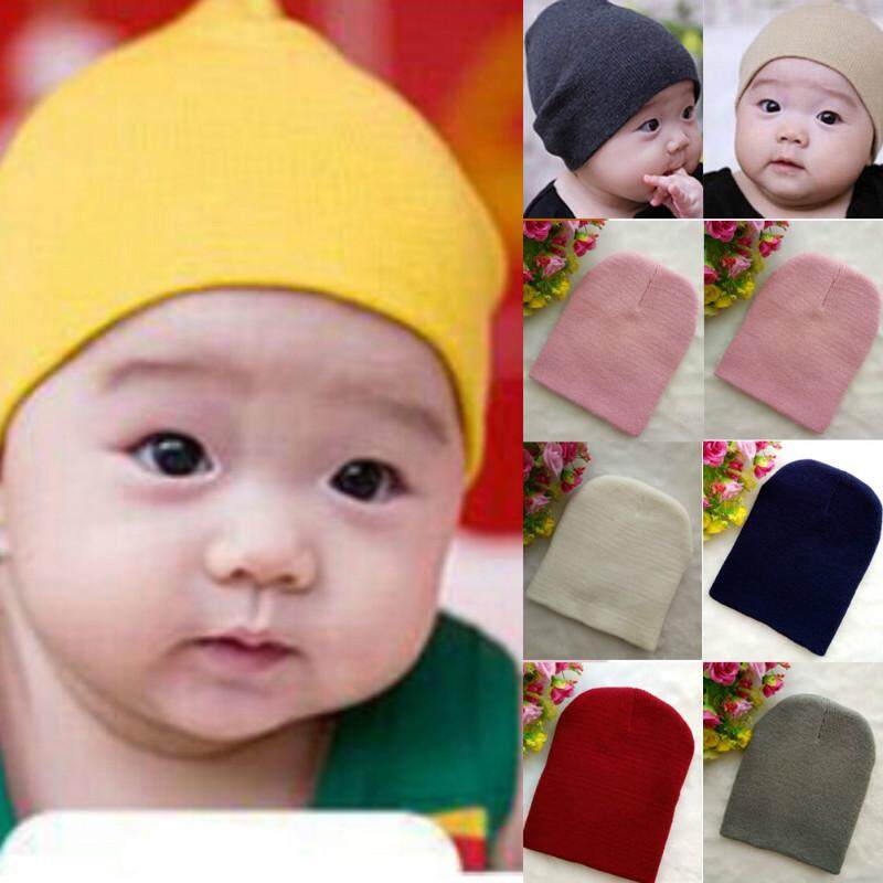 เด็กทารกชายแรกเกิดหมวกสำหรับเด็กผู้หญิง Beanie Knotted หมวกผ้าฝ้ายหมวกแก๊ปเนื้อนิ่มบอดี้สูทสำหรับเด็กหมวก