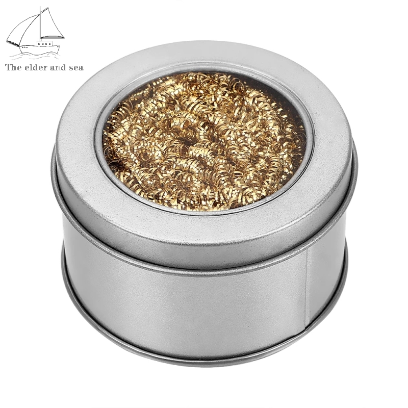 Dụng cụ làm sạch đầu sắt hàn đồng nguyên chất dụng cụ phụ trợ lau chùi đầu sắt hàn